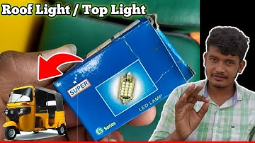 How To Install LED Light In Auto ! Roof Light