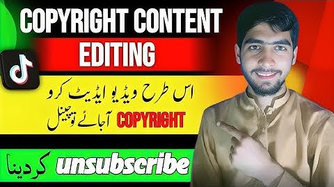 How To Edite Copyright Content For TikTok Monetization 2025 | Copyright Video Editing Kasy kry