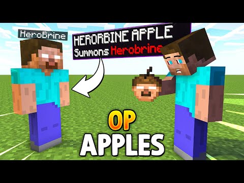 Minecraft But I Can Craft CUSTOM APPLES!