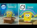 Sora 2 Vs Grok Remake Iconic Scenes From Spongebob