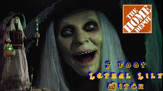 7’ Lethal Lily Witch Home Depot Halloween 2023