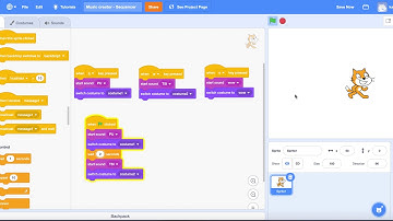 Scratch tutorial - Music creator - 03 - Sequence