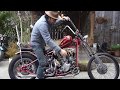 46`Knucklehead West PA Survivor chopper Fired up (Long Version)
