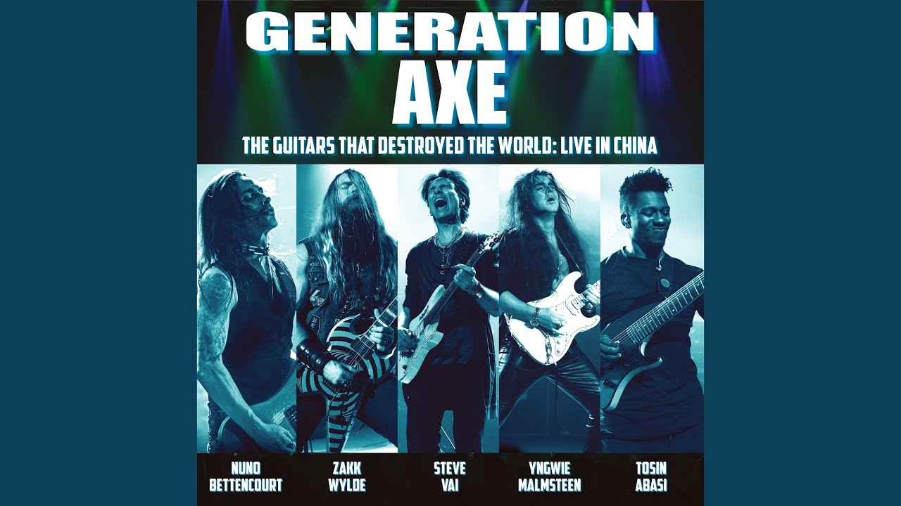 洋楽 GENERATION AXE/2017 COMPLETE SET +2019 Vai/Wylde/Malmsteen/Bettencourt/Abasi - Generation Axe