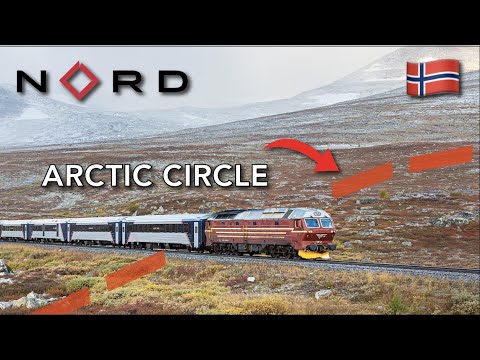 10 hours to the ARCTIC CIRCLE by train in Norway!