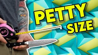 What is the BEST Petty Length?!  JAPANESE KNIVES 90mm180mm