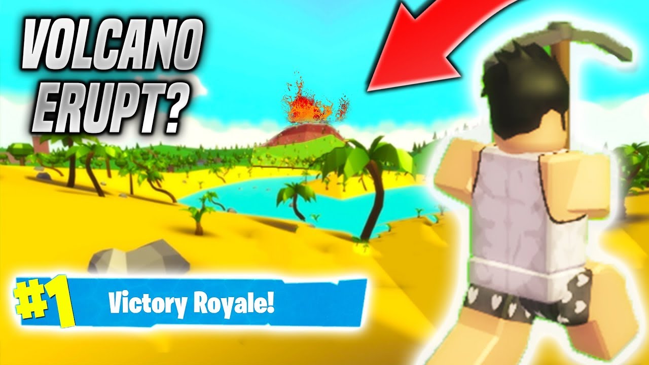 Volcano Update In Roblox Fortnite Erupt Island Royale New Map Youtube - roblox island royale new update