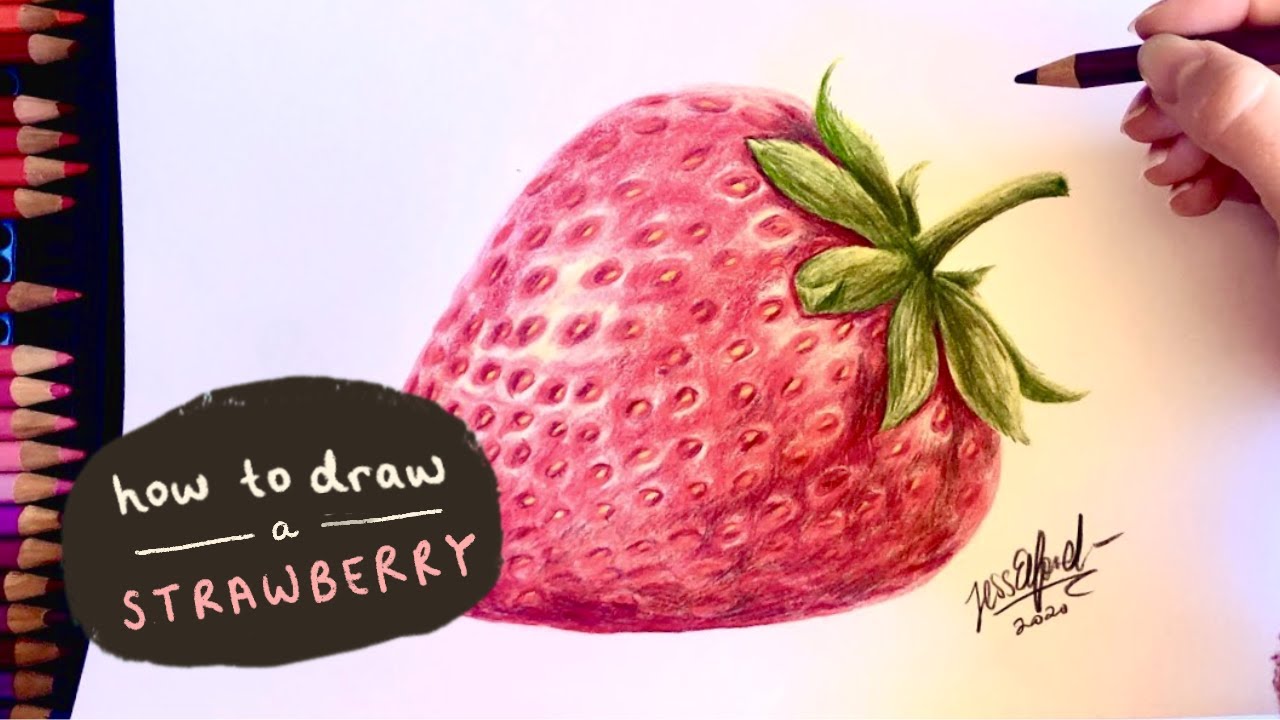 how to draw realistic fruit with pencil｜TikTok Search