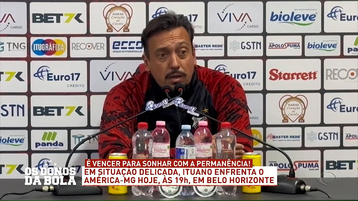 Pré-jogo América-MG X Ituano - 12/11/2024 - Os Donos da Bola