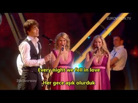 Alexander Rybak - Fairytale (Eurovision) İngilizce-Türkçe Altyazı (English-Turkish Subtitle)