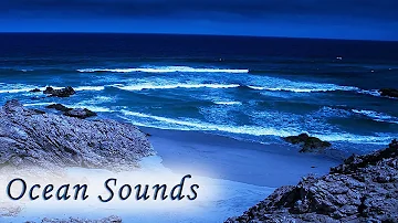 Sleep with Ocean Sounds at Night - NO MUSIC - Relaxing Rolling Waves for Sleeping