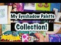 My Eyeshadow Palette Collection 2019!