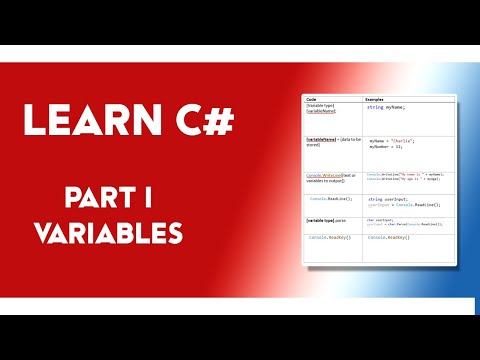 Learning C# (1) | Variables