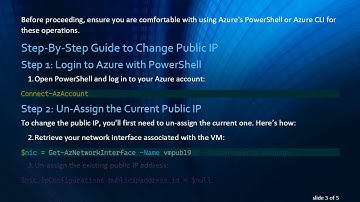 How to Change Your VM Public IP Address Without Stopping the VM