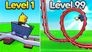 I Built FASTEST Roller Coaster and Made MILLIONS in Roblox!