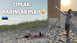 Çiplak Kadinlar Plajina Gi̇tti̇m - Scooter Vlog Parnu Estonya Bölüm 2 - Eston Kızları