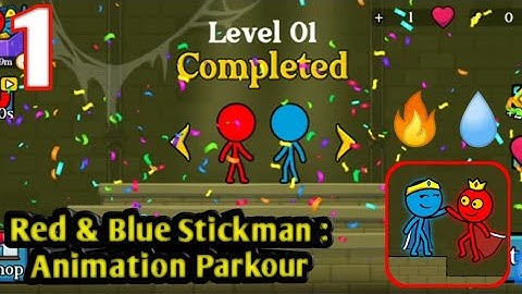 Fire and Water Stickman Gameplay Walkthrough Part 1 All Levels 1-10 (Android, iOS) #1