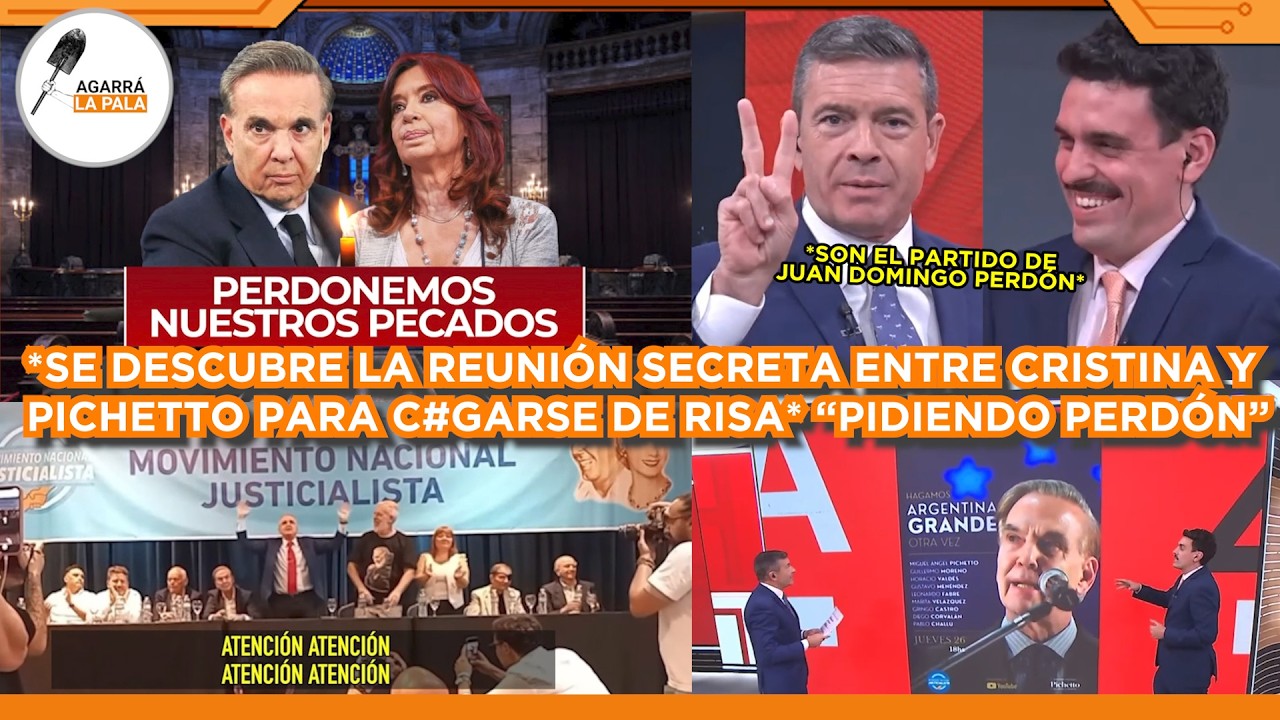 SE DESCUBRIÓ REUNIÓN SECRETA ENTRE CRISTINA Y PICHETTO PARA C*GARSE DE RISA: 