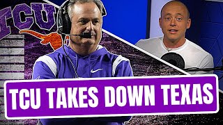 TCU Beats Texas- Josh Pate Rapid Reaction (Late Kick Cut)