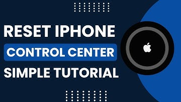 iOS 18: How to Reset Control Center on iPhone !