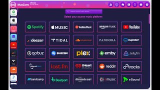 Transfer playlists between Spotify, Apple Music and 125+ music services - MusConv app screenshot 2
