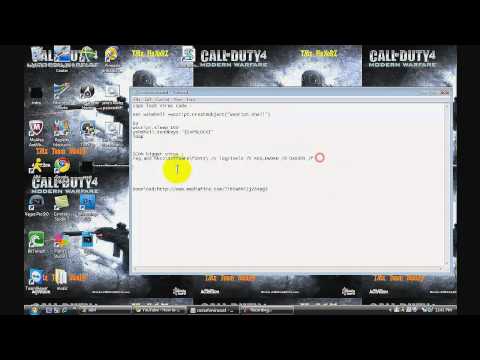 Tutorial on how to make caps lock virus and icon!