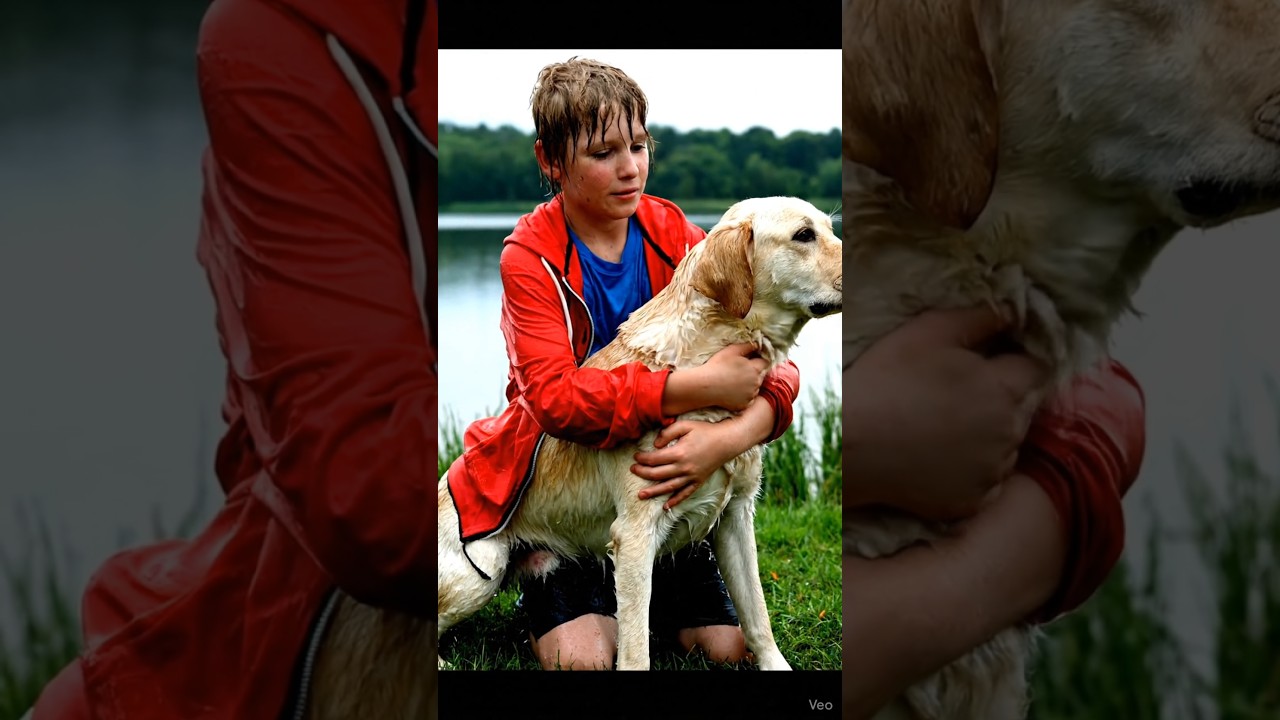 A Hero Boy Saves A Puppy 