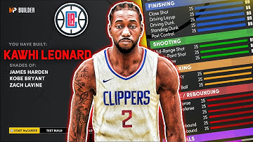 NBA 2K21 NEXT GEN KAWHI LEONARD BUILD - 2-WAY SCORING MACHINE DEMIGOD!