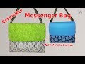 DIY MESSENGER BAG | CROSSBODY BAG TUTORIAL | REVERSIBLE BAG TUTORIAL | BAG MAKING