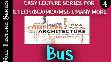 BUS | Micro-operation | Btech  | COA | Computer Organization & Architecture | Lec 4