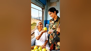 Lady Soldier saved the guava tree from drying up by watering it 😭 #ai #plants #save #watering