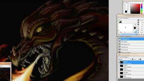 openCanvas - Dragon Painting