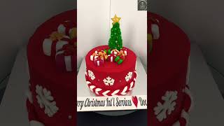 Christmas Chocolate Cake #shorts #cake #chocolate #buttercream #receipe #christmas #fyp #fypシ