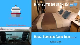 🚢 Regal Princess Mini-Suite Tour | Cabin M428 on Deck 15 🛏️🌊