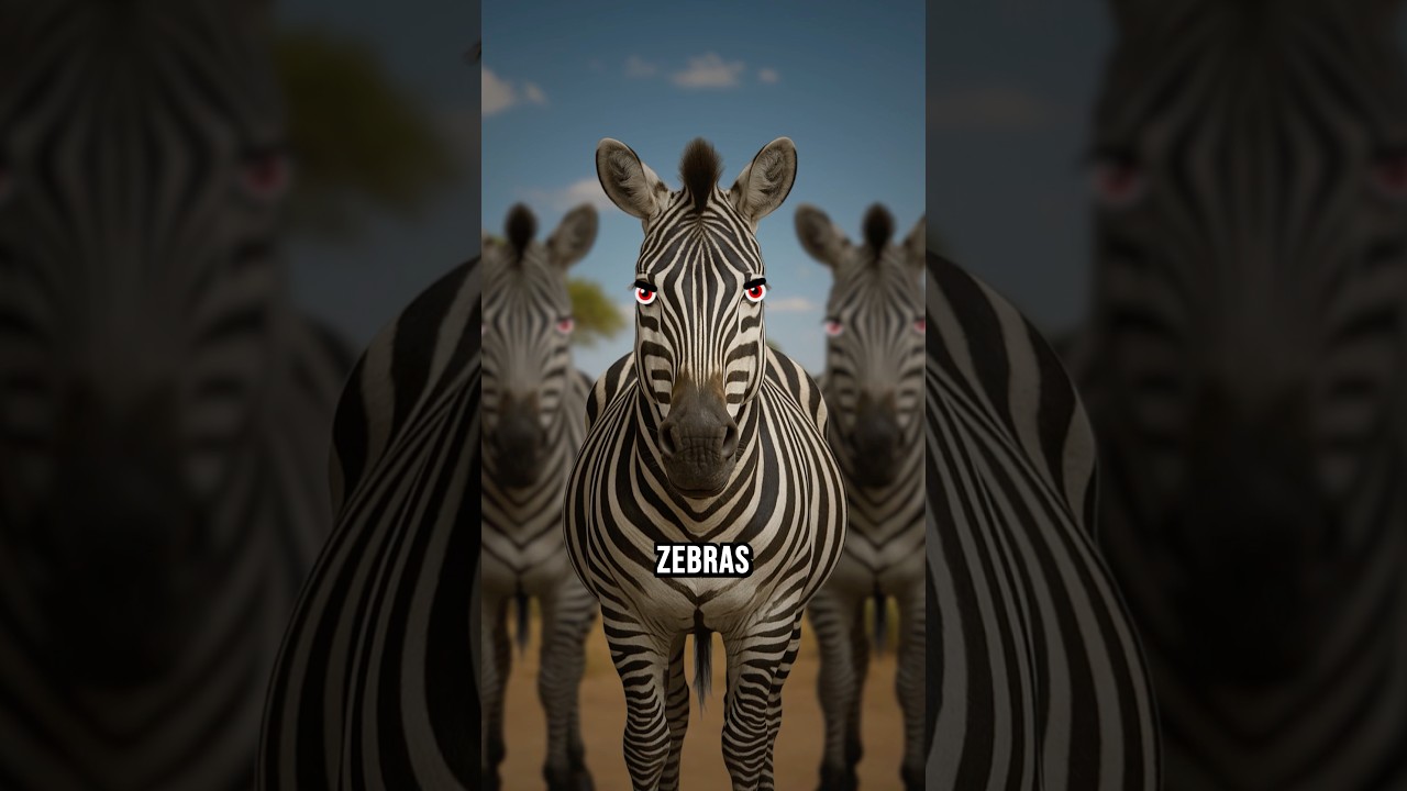 Why zebras are psycho! 🦓