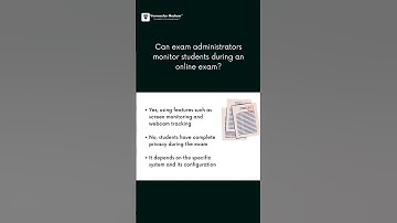 Can exam administrators monitor students during an online exam? #examinationsoftware #onlineexam