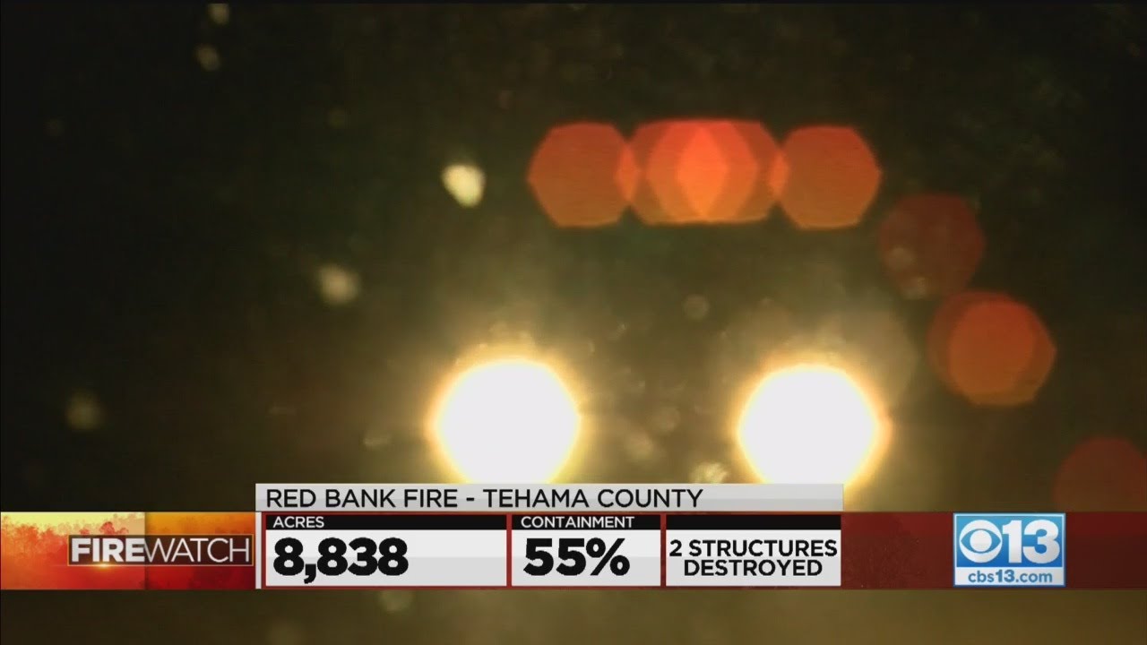 Red Bank Fire Burning In Tehama County