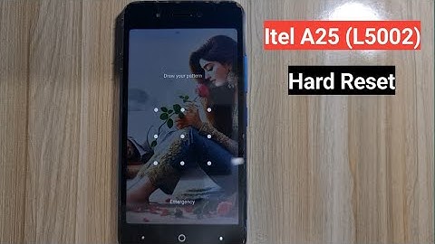 Itel A25 Hard Reset || Itel A25 (L5002) Hard Reset || Pattern unlock || Itel a25 password unlock
