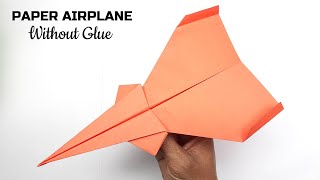 How to Make Paper Airplane Step by Step | Origami Plane | Easy Paper Crafts Without Glue