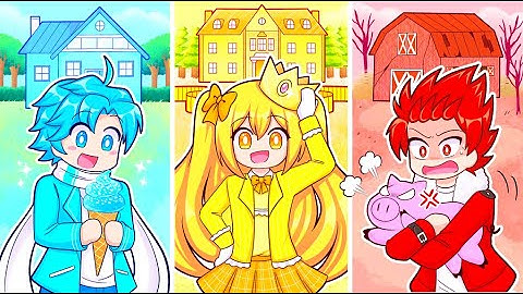 Using Only ONE COLOR Build Battle Challenge w/ The Squad! (Roblox Bloxburg)