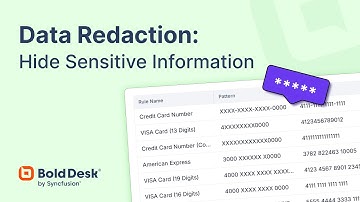 How to Hide Sensitive Information in BoldDesk (Data Redaction)