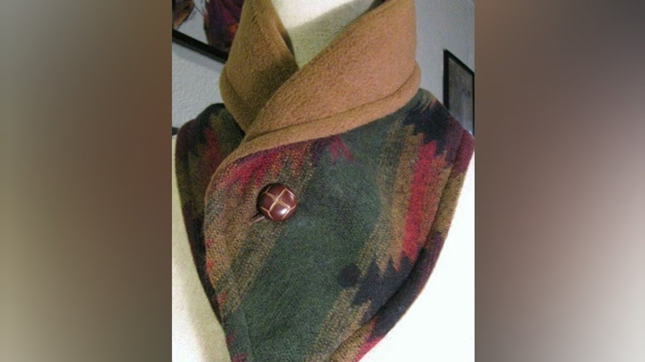 COMO HACER UNA BUFANDA ELEGANTE