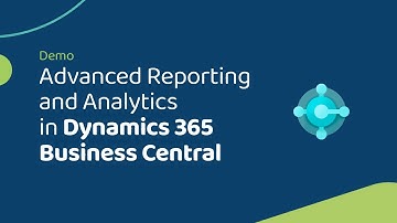 Advanced Reporting and Analytics in Business Central Demo