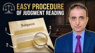 Easy Procedure of Judgment Reading I Iqbal International Law Services ®