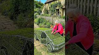 I Grew a Futuristic Cybertruck Topiary in My English Cottage Garden 🚙🌿