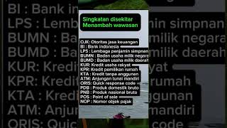 singkatan di sekitar, perlu kmu ketahui!! mwnambah wawasan!! '"'`, #short