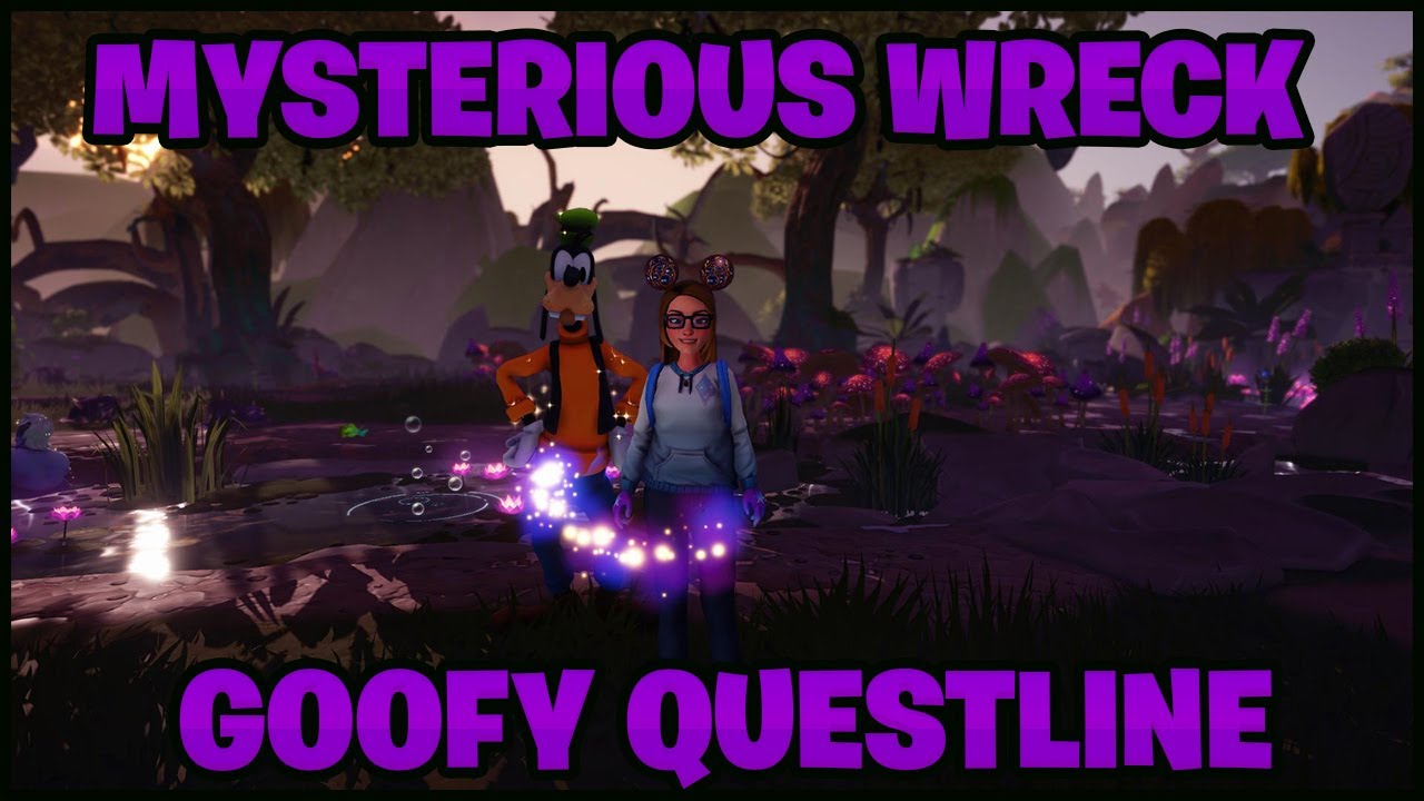Goofy Mysterious Wreck Questline (Disney Dreamlight Valley)