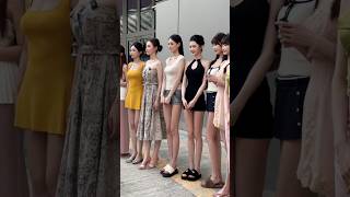 Beautiful Chinese Girls Minmin chinesefashion shorts model asiangirl