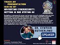 Dr. Cynthia Sutherland: Navigating Cybersecurity  Getting In and Staying In! #BICWC2023