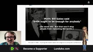 Myth: Bill Gates said &quot;640k ought to be enough for anybody&quot;
